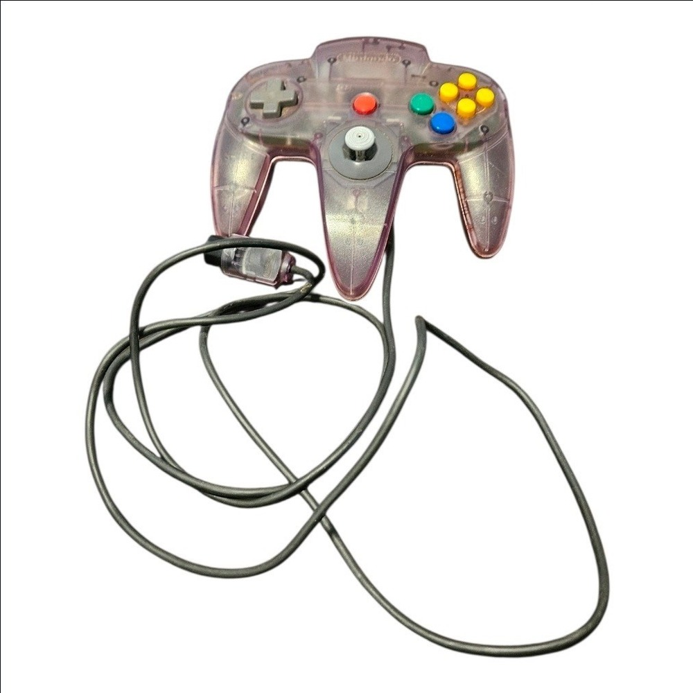 Nintendo 64 N64 Controller Atomic Purple Translucent OEM Original NUS-005
